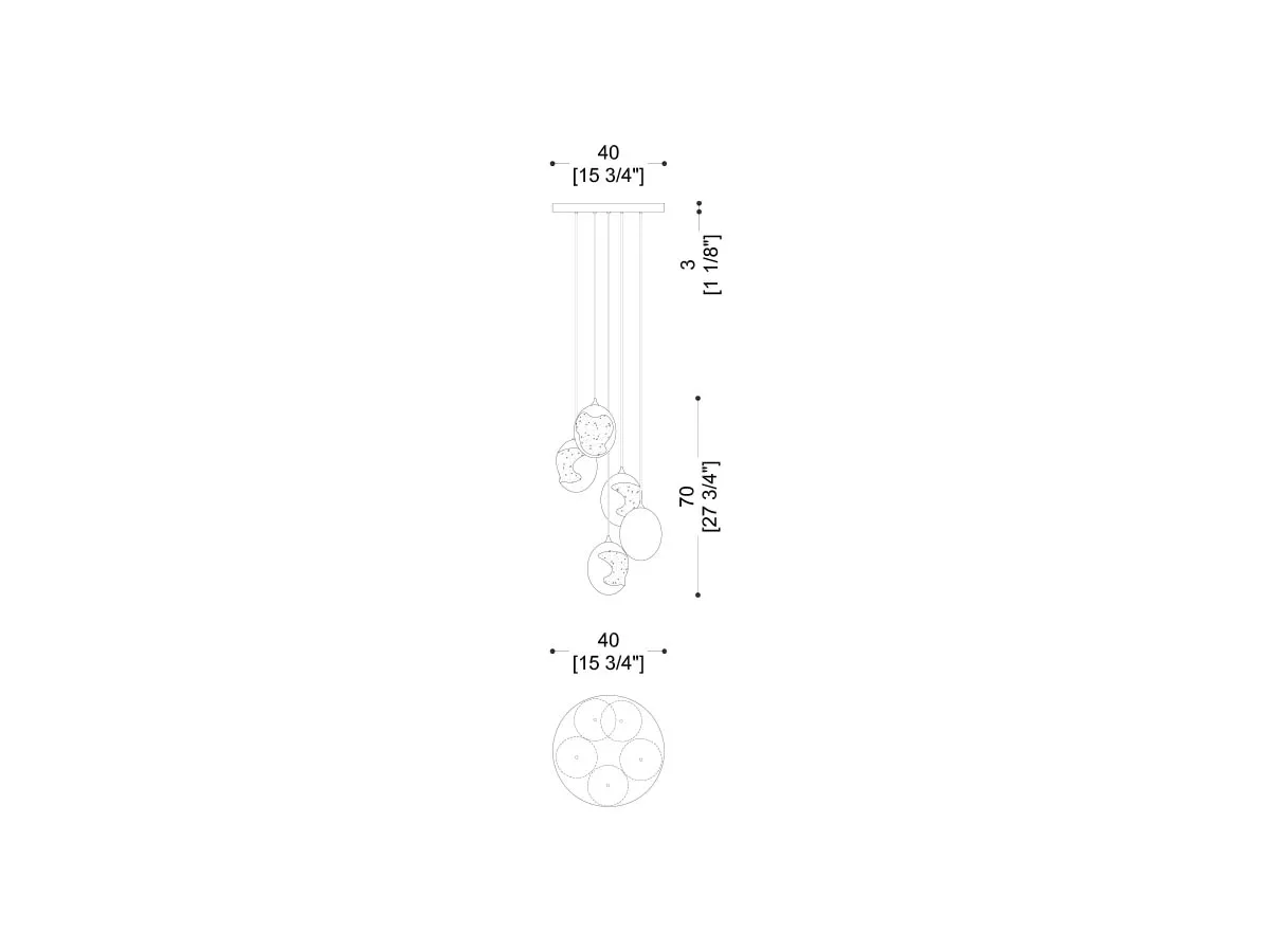 Element K Ceiling Lamp-tec-416